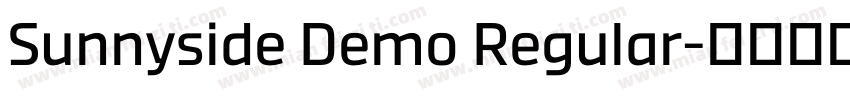 Sunnyside Demo Regular字体转换